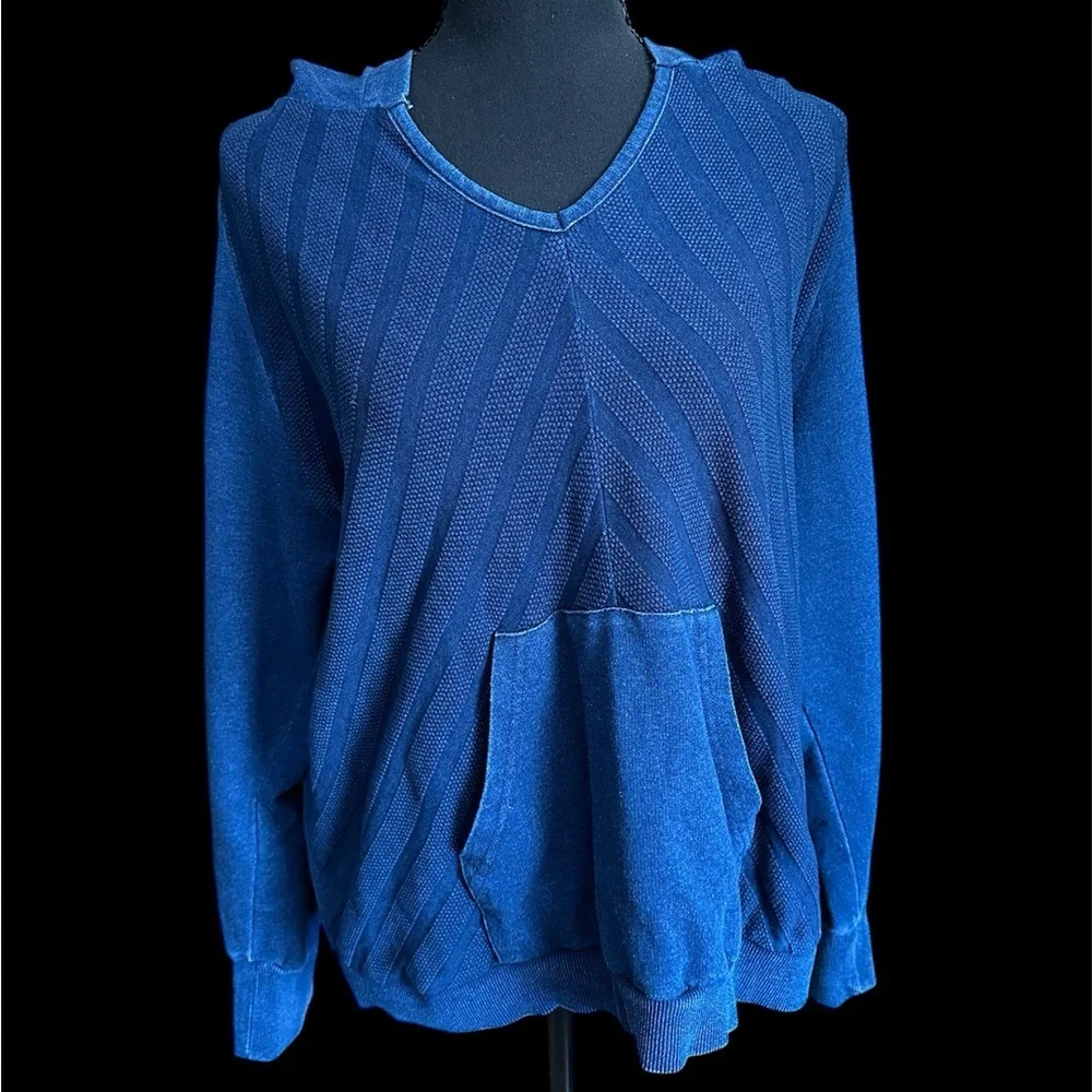 Bearpaw Women’s Size L Cotton Blend Denim Style Outdoor Chevron Pattern